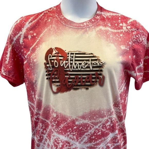 Southern Caviar Custom Crawdads or Mud Bug Lovers T-Shirt. Size Medium - Picture 1 of 10